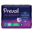 Prevail Daily Underwear Maximum Absorbent Underwear, Small (Case of 600)