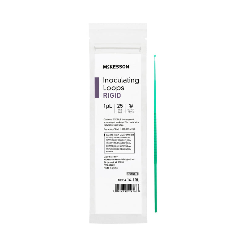 McKesson Inoculating Loop, Dark Color, 1 μL, 20-Centimeter Length (Case of 1000)