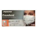 SPS Medical Supply Crosstex Procedural Mask with Secure Fit, Blue (2000/CS)