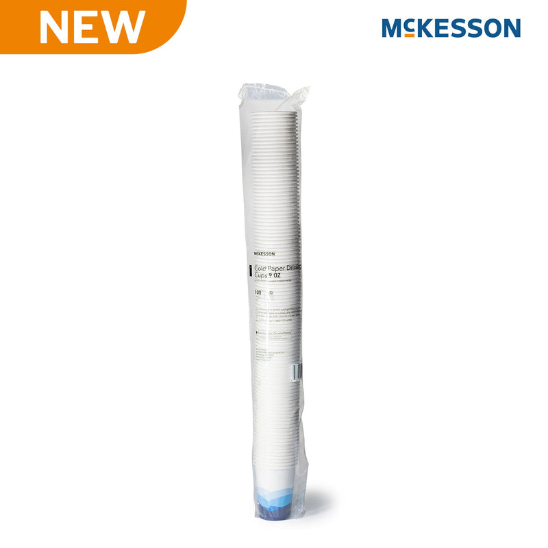 McKesson Paper Cup for Cold Beverages, Blue Mountain Print, 9-ounce Capacity (Case of 2000)