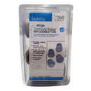 Mabis Replacement Tips for Walkers, Canes and Commode Chairs, 1-inch (Box of 4)