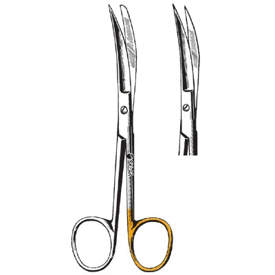 Sklarcut Sklarlite Operating Scissors - 5-1/2", Curved, Sharp/Blunt - 23-1266
