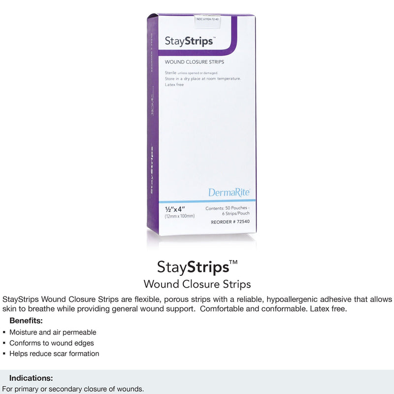 StayStrips Skin Closure Strip (Box of 50)