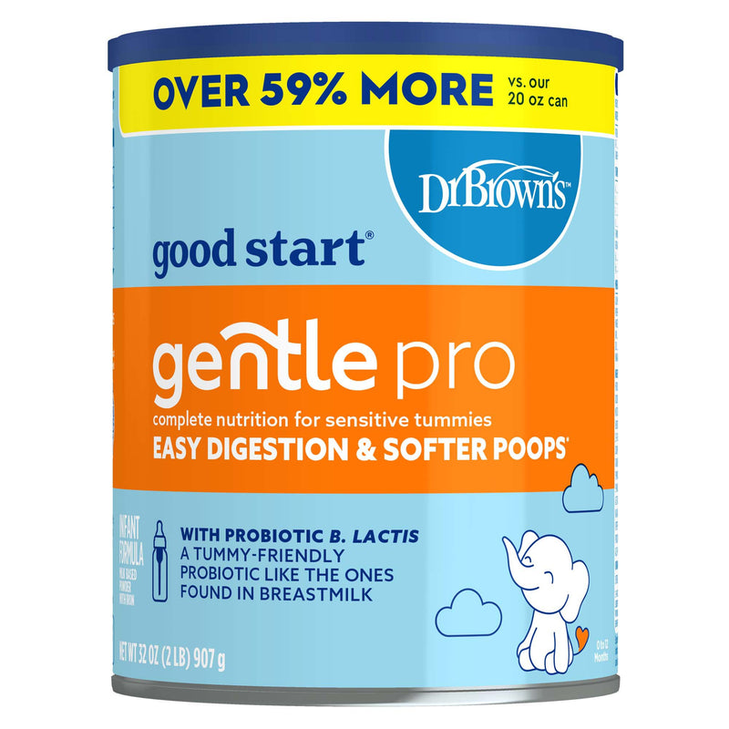 Infant Formula Dr. Brown's good start gentle pro Unflavored 32 oz. Can Powder (Case of 4)