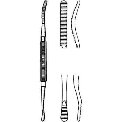 Sklar Miller-Colburn Raspatory - 7", Serrated, Double-Ended,