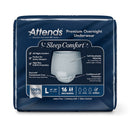 Attends Sleep Comfort Premium Overnight Underwear, Large, 44 – 58 Inches (Case of 64)