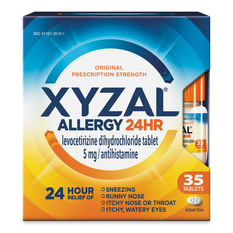 Xyzal Allergy 24 HR Tablets (Bottle of 35)