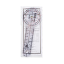Fabrication Enterprises Baseline 360° Head Plastic Goniometer, 6 Inch Arms 