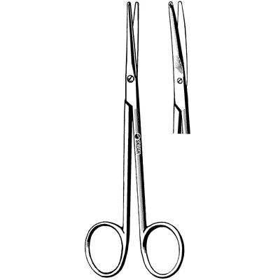 Sklarlite Metzenbaum-Lahey Dissecting Scissors (CensiTrac Marked) - 4-1/2", Curved, Blunt/Blunt, Extra Light - 23-1175c 