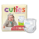 First Quality Products LLC Cuties Premium Diaper, Size 3 (4/CS) 