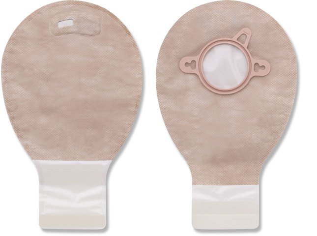 Hollister New Image 18294 Two-Piece Transparent Ostomy Pouch, Pre-cut to Fit 70 mm, Blue (20/BX)