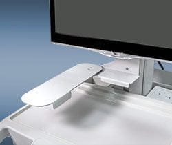Capsa Healthcare POC Carts - Cart Acc - Doc Scanner Swivel Shelf-3.5 lbs 