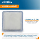 Super Absorbent Charcoal Dressing McKesson Square 5 X 5 Inch Without Border Sterile (Case of 160)