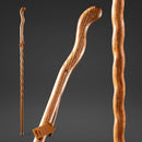 Mabis Healthcare Brazos Twisted Cedar Backpacker Handcrafted Walking Stick, 48-Inch 