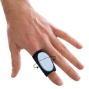 Cold Therapy Finger Sleeve Polar Ice Adult Small Pull On Finger Black (Pack of 2)