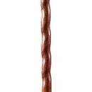 Mabis Healthcare Brazos Twisted Oak Trekker Handcrafted Walking Stick, Red, 55-Inch