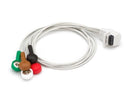 CABLE PATIENT H3 5-WIRE AHASNAP SHORT 38CM GRAY