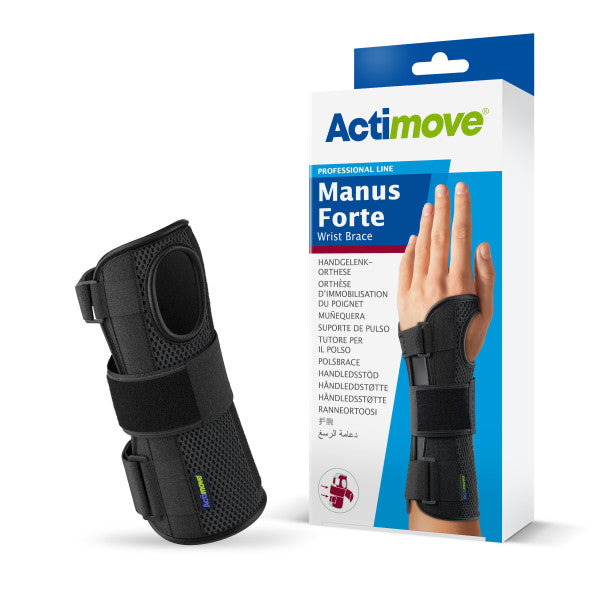 BRACE WRIST MANUS FORTE LEFTBLK SM/MED