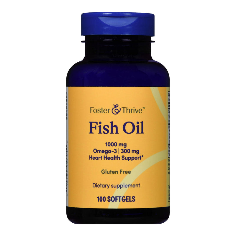 McKesson Brand Foster & Thrive Fish Oil 1000 mg Softgels 