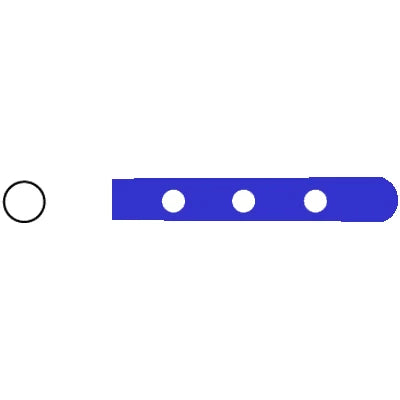 SklarTip Vented Instrument Protectors - 19mm x 2mm, Blue - 96-1408