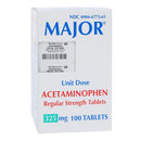 Major Acetaminophen Pain Relief (Box of 100)