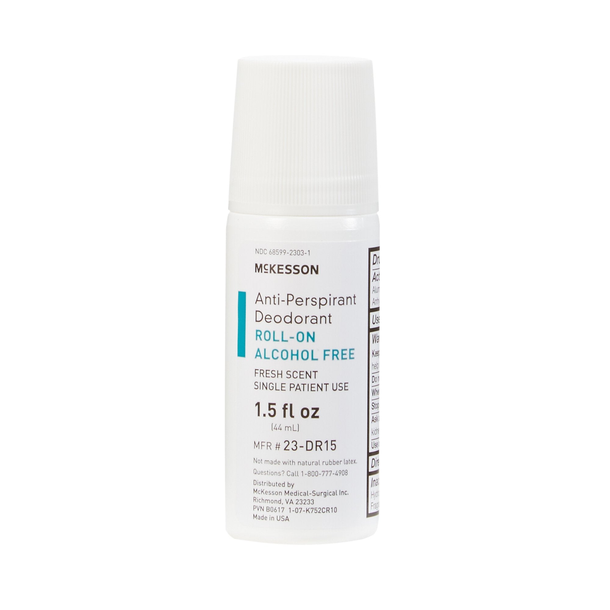 McKesson Brand McKesson Antiperspirant / Deodorant, Fresh Scent, 1.5 oz Roll-On (96/CS) 