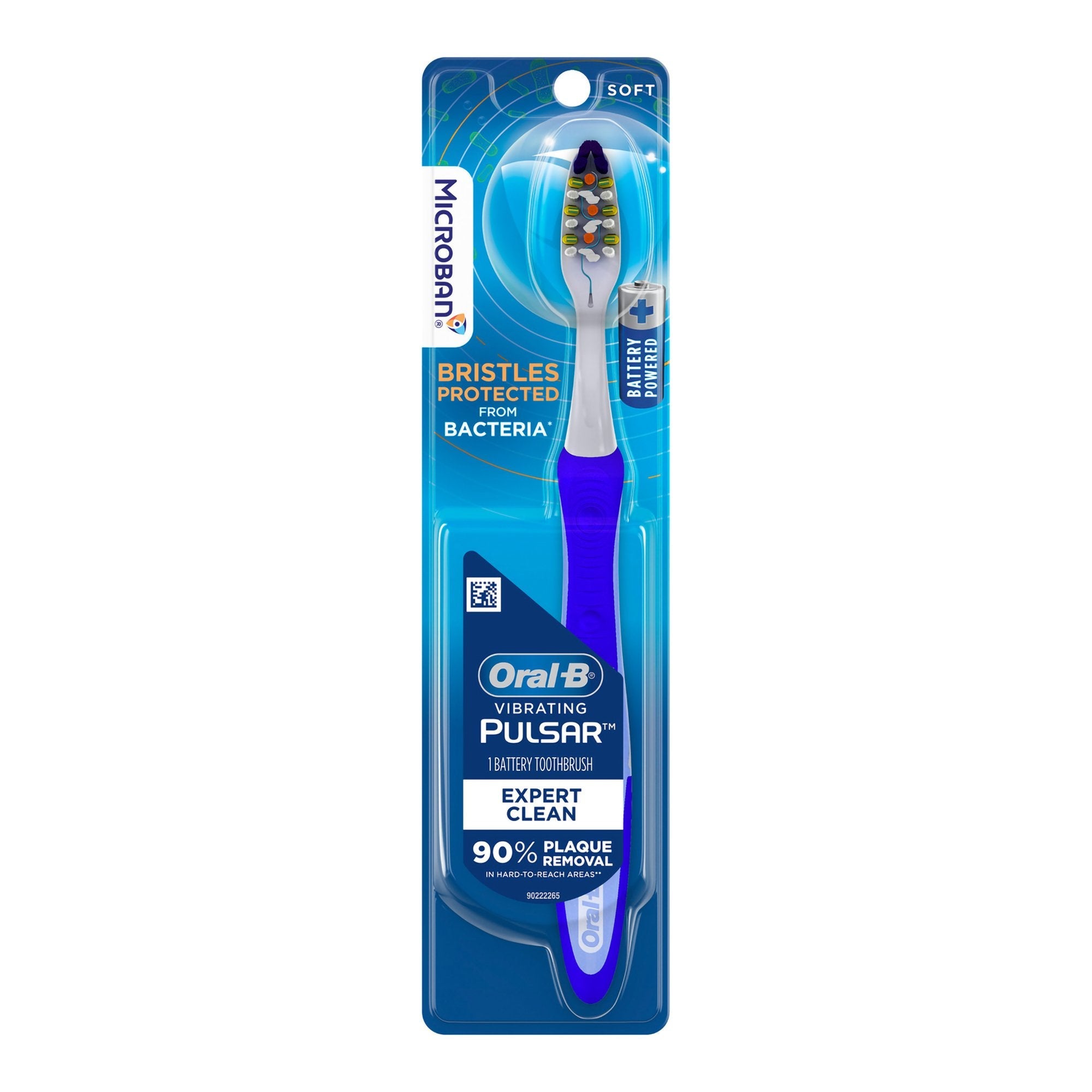Procter & Gamble Oral-B Vibrating Pulsar Battery Toothbrush Expert Clean Soft 
