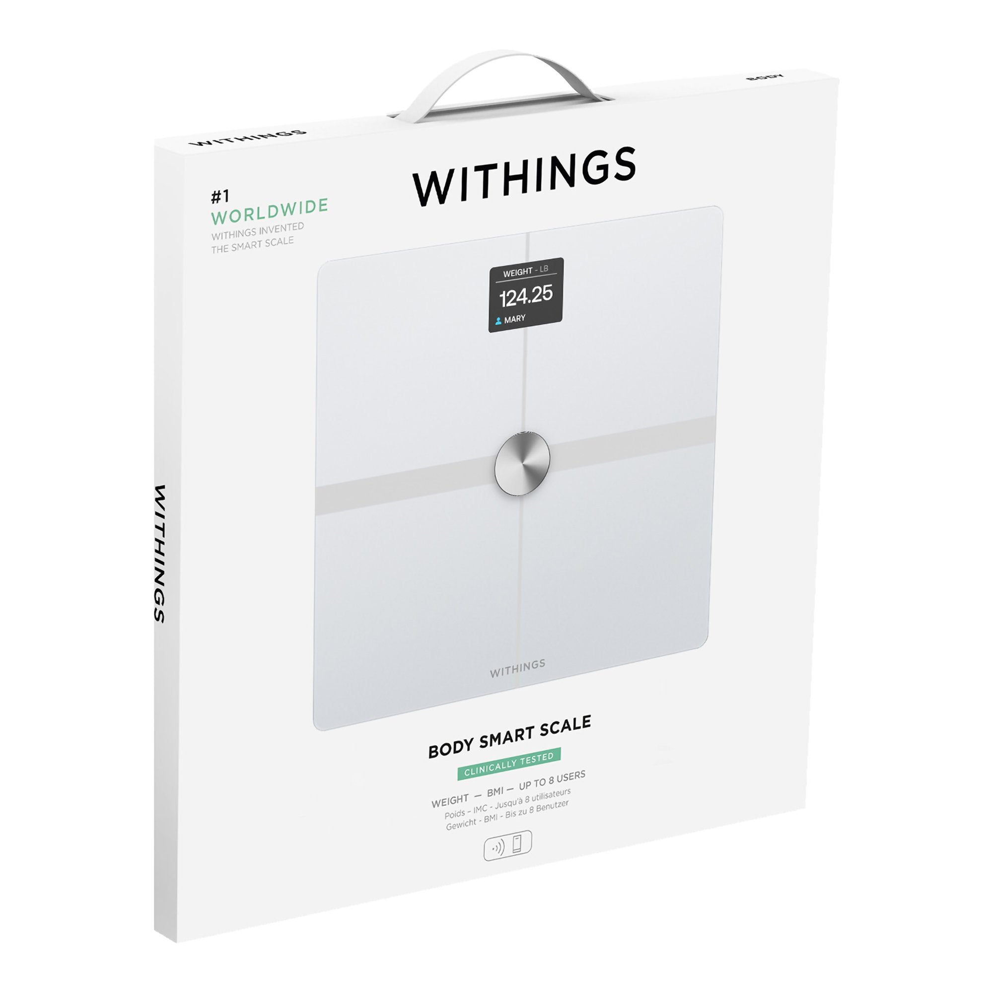 Withings Inc Withings Body Smart Wi-Fi Smart Scale, White 