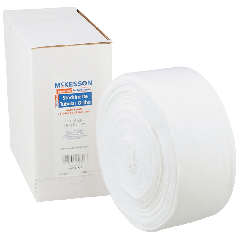 McKesson Brand McKesson White Polyester Tubular Stockinette, 4 Inch x 25 Yard (10/CS) 