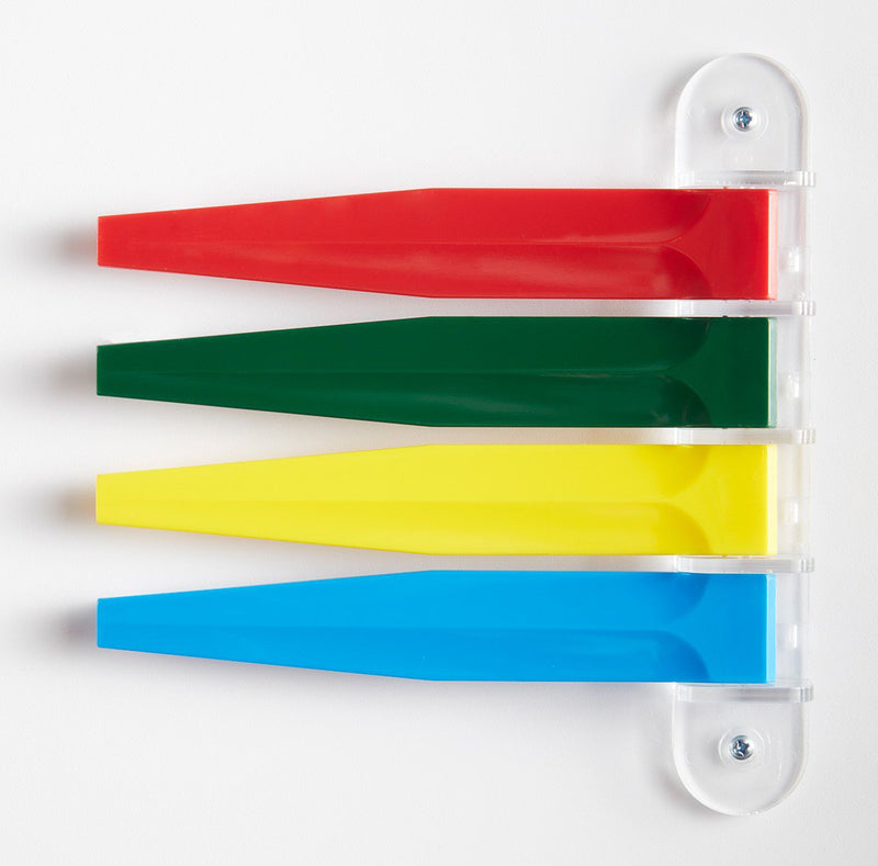 Exam Room Signal Flag Wall Mount 4 Flag 1-1/8 X 7 Inch (Each)