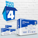 Attends Extra Heavy Incontinence Brief, Heavy Absorbency, Medium (Case of 100)