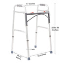 McKesson Adult Aluminum Folding Walker (Case of 4)