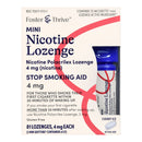 Foster & Thrive Mini Nicotine Polacrilex Lozenges 4 mg (Nicotine) Cherry Ice (Pack of 81)