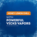 Vicks VapoCool Severe Menthol Oral Anesthetic Drops Honey Lemon Chill (Bag of 18)