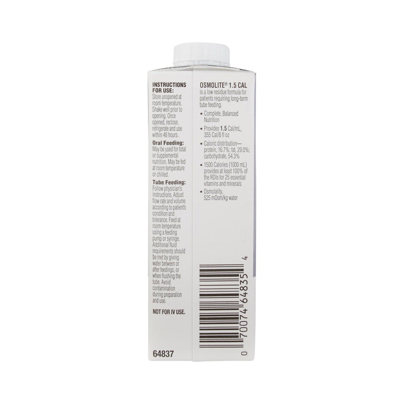 Osmolite 1.5 Cal Nutrition, Tube-Feeding, 8-ounce carton