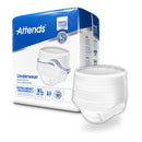 Attends Care Adult Absorbent Underwear, Heavy Absorbency, X-Large, White (Case of 100)