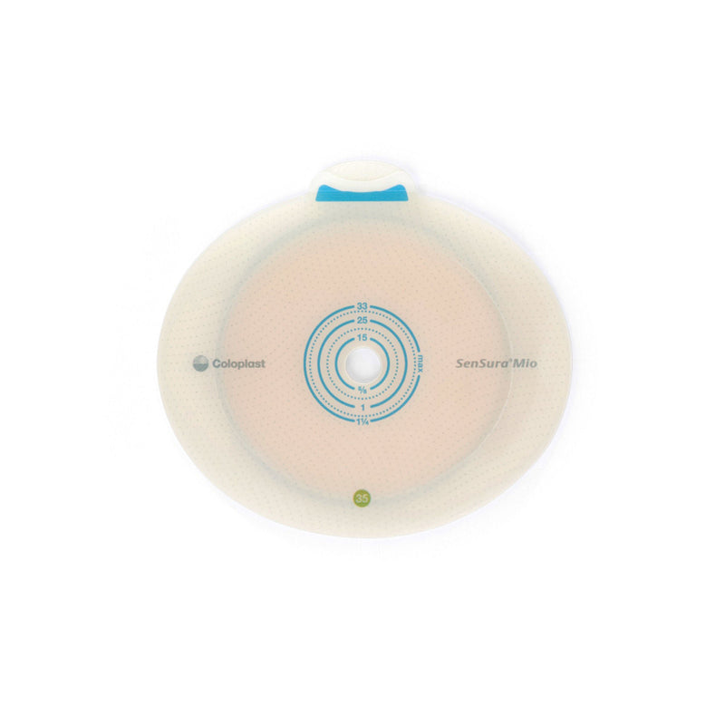 SenSura Mio Flex Ostomy Barrier, 35 mm Stoma Opening, Red Match (5/BX)