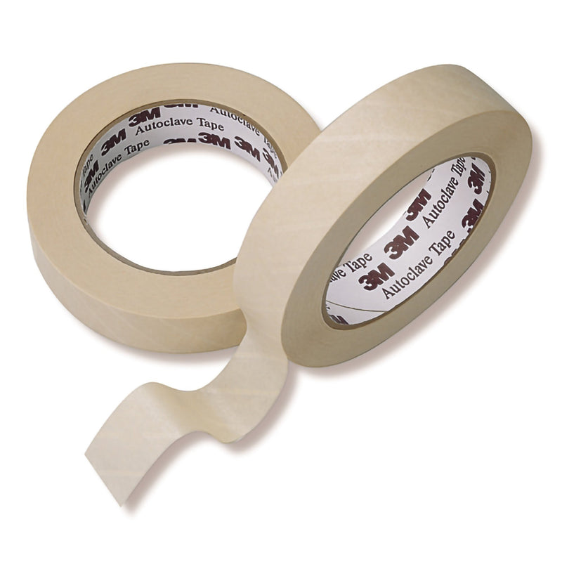 3M Comply Steam Indicator Tape, 3/4 Inch x 60 Yard (Case of 28 Rlss)