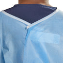McKesson Brand McKesson Nonrated Isolation Gowns, Blue, One Size Fits Most (60/CS) 