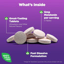 Natrol Melatonin 5 mg Sleep Fast Dissolve Tablets Strawberry (Bottle of 90)