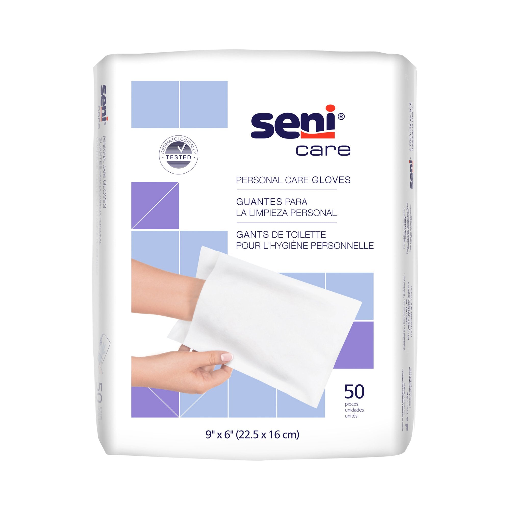 TZMO USA Inc Seni Care Wash Glove (600/CS) 