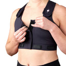 heart&core Sports and Medical LLC heart&core Larissa Post-Surgical Bra w/ Drainage Bulb Holders, Black, 2X-Large (36/CS)