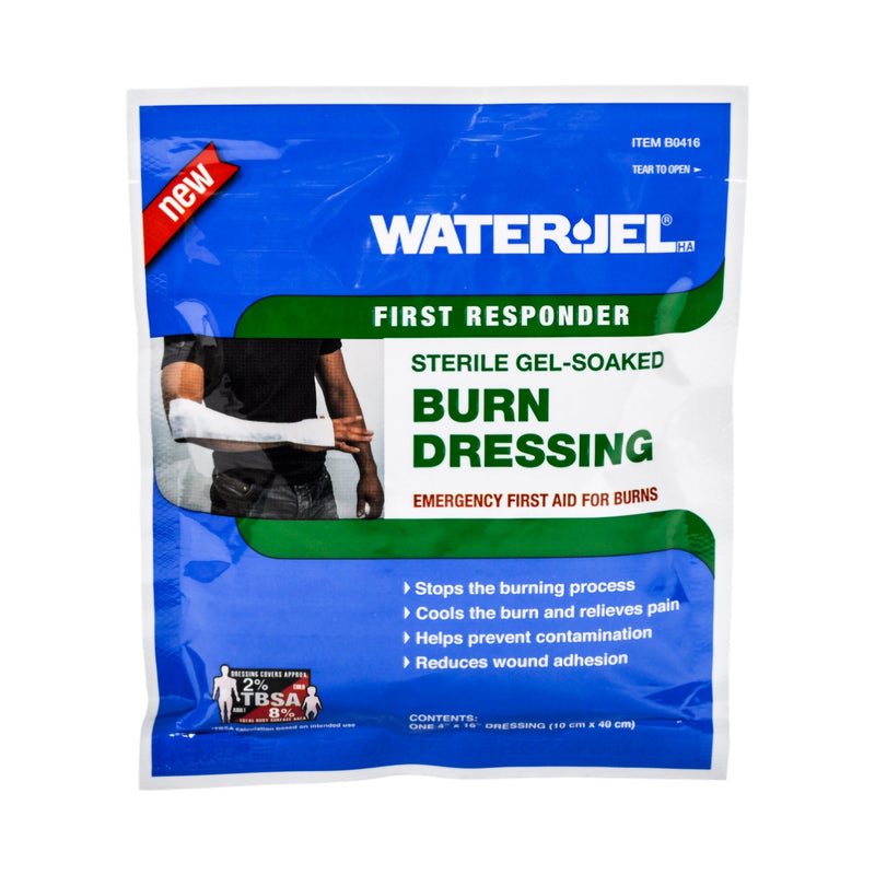 Safeguard US Operating LLC Water-Jel First Responder Burn Dressing, 4 x 16 Inch (28/CS)