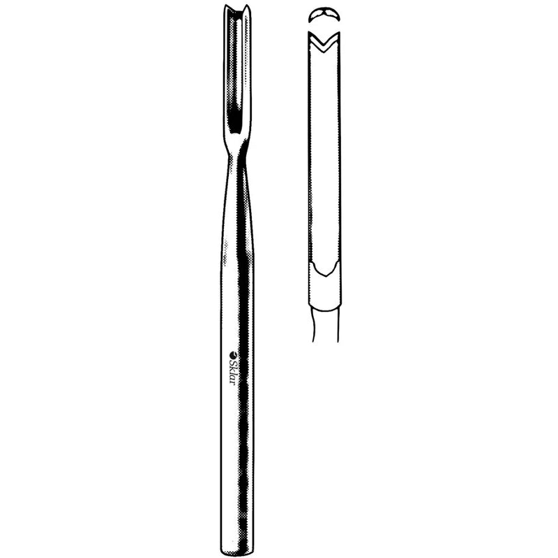 Sklar Ballenger Chisel - 6", V-Shaped, 6mm - 41-1326