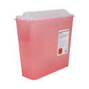 McKesson Brand McKesson Prevent Red Sharps Container, 1.25 Gallon, 10.75 x 10.5 x 4.75 Inch (20/CS) 
