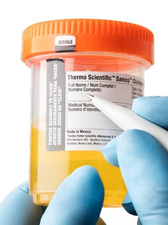 Samco Clicktainer Specimen Container, 90 mL (Case of 400)
