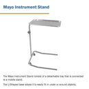 McKesson Mayo Instrument Stand (Each)