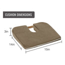 DMI Foam Coccyx Support Seat Cushion (Each)