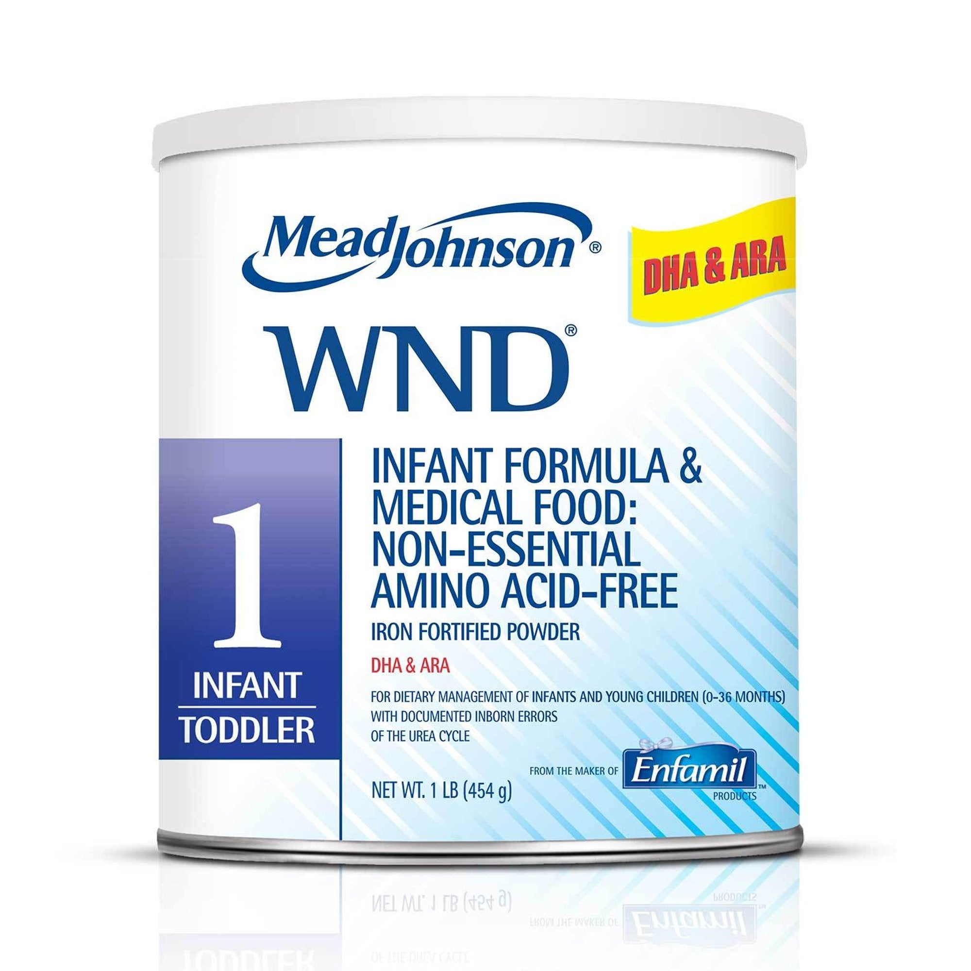 Mead Johnson WND1 Powder Amino Acid-Free Infant / Toddler Formula, 1-lb. can (6/CS) 