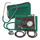 Combo ProKit Aneroid Sphygmomanometer Unit with Stethoscope, Green (20/CS)